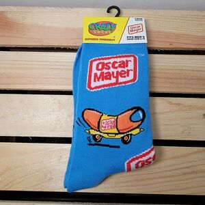 Oscar Meyer Wienermobile Socks Crazy Socks Brand - Size Men's Shoe Size 6-12 NEW